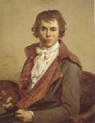 Jacques-Louis  David Portrait of the Artist (mk05) oil painting reproduction